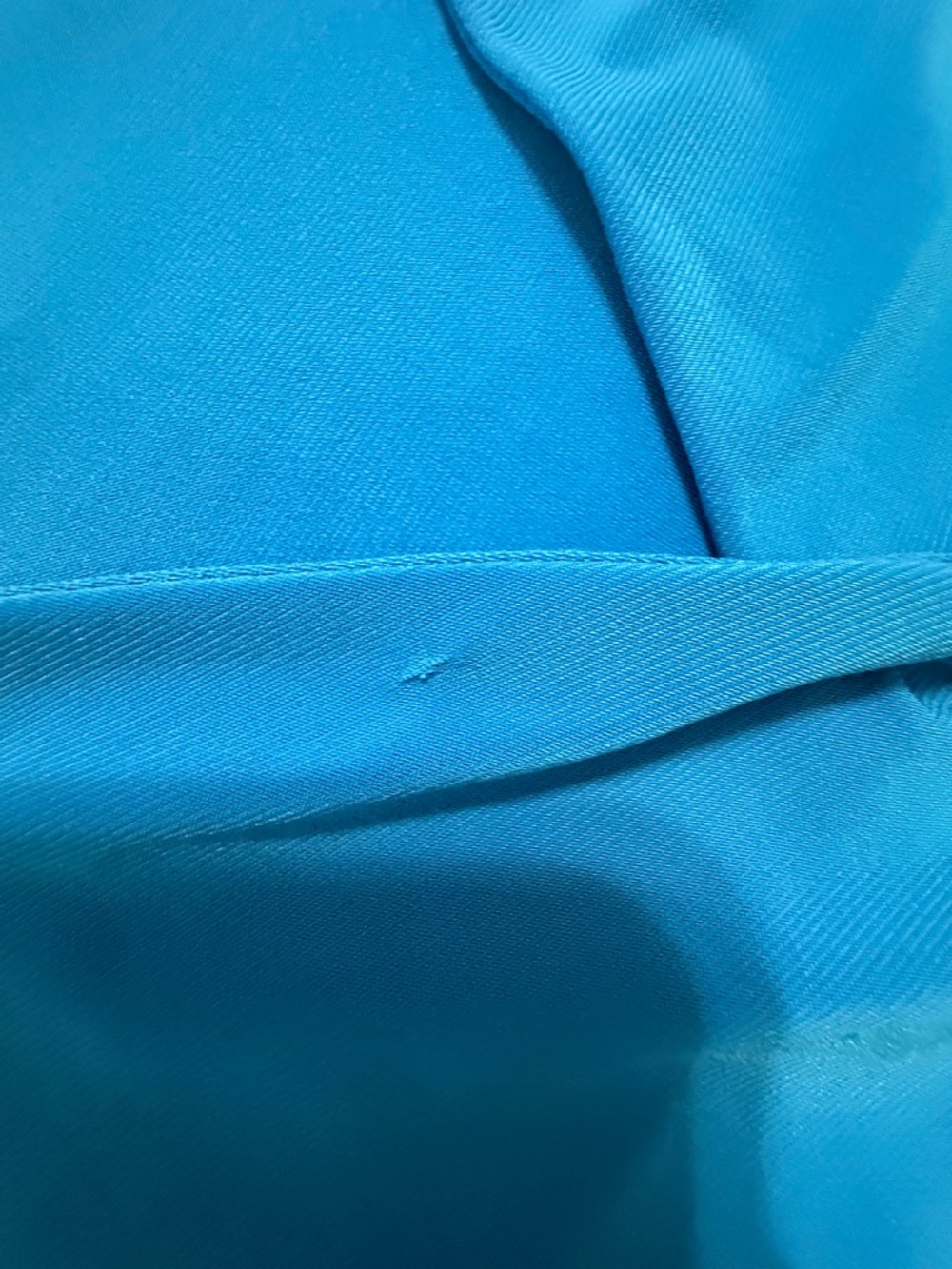 Coco Bianco Bright Turquoise Twist-Front Blouse - Picture 4 of 4